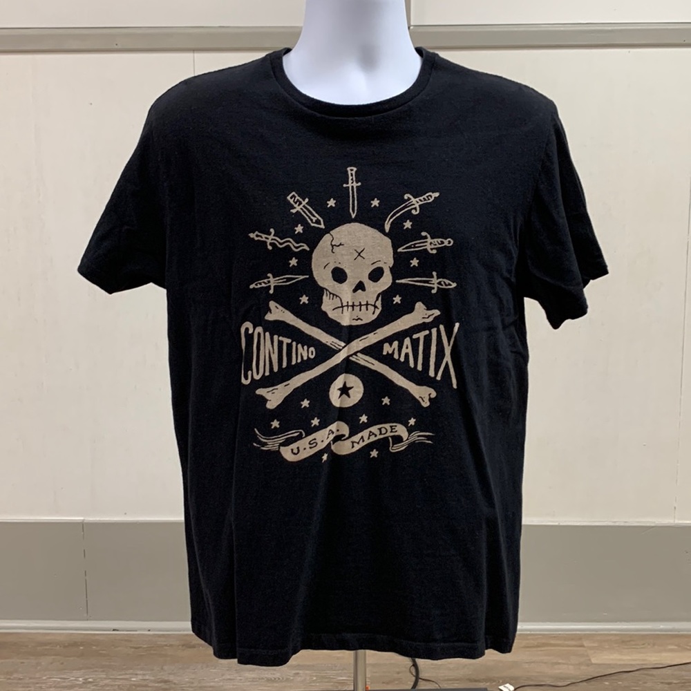 😎vintage novelty skate shop t-shirt 😃